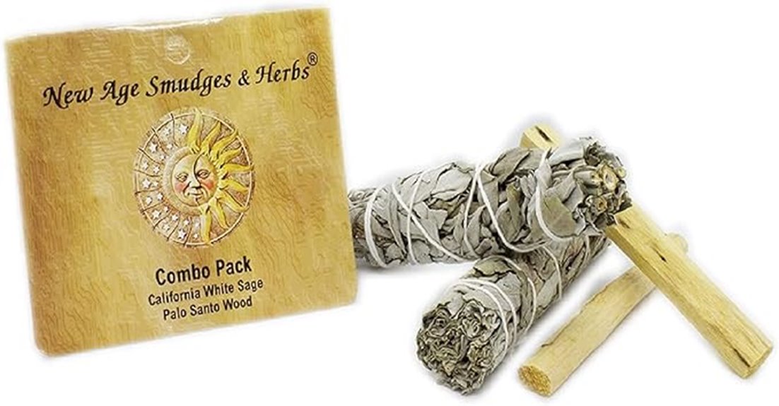 herbal smudge kit set