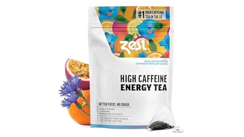 high caffeine passion fruit tea