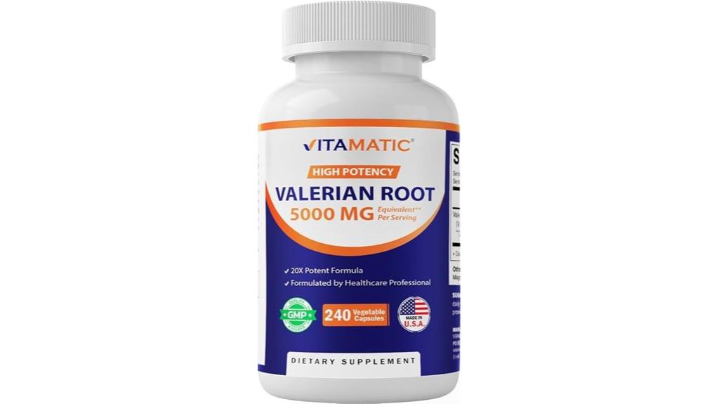 high dose valerian root capsules