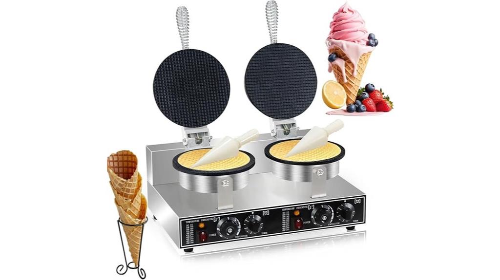 high power waffle cone maker
