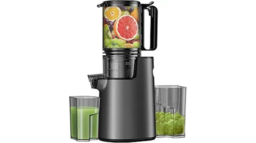 high yield wide chute juicer