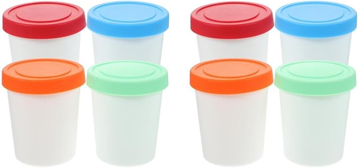 ice cream container set