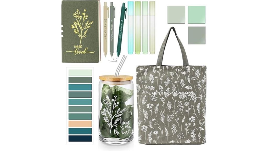 inspirational aesthetic journal set