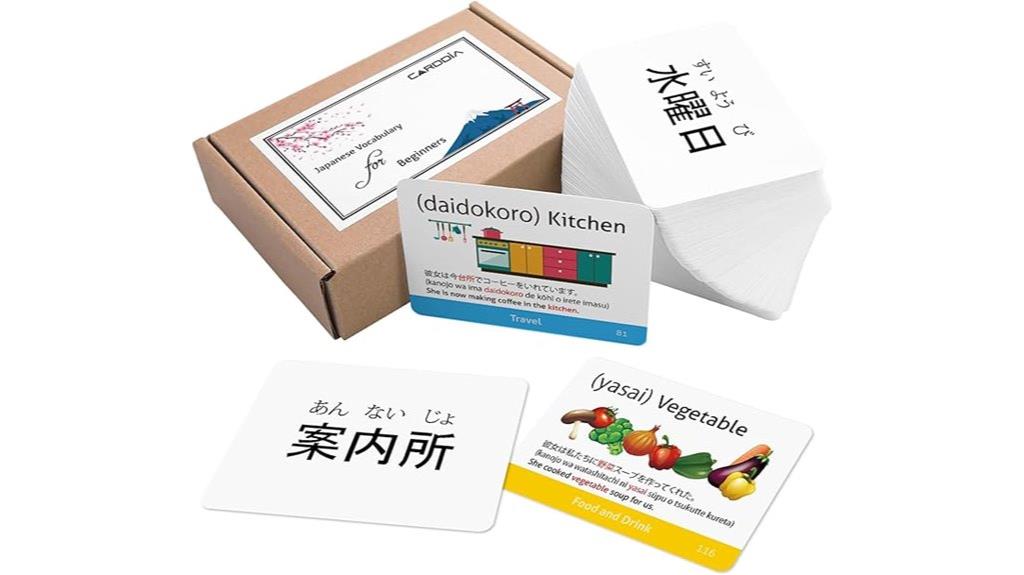 japanese beginner vocabulary flash cards