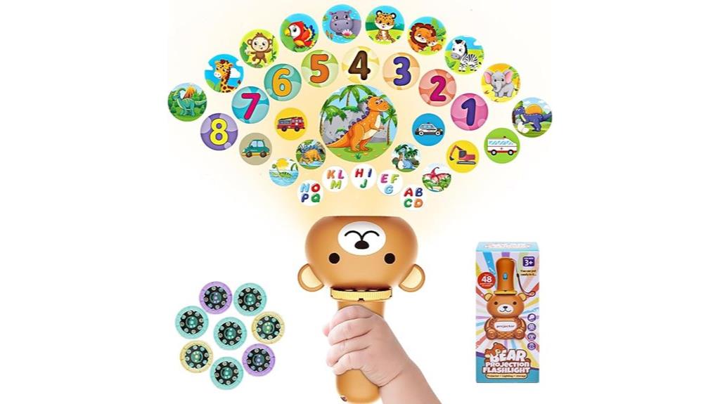 kids flashlight projector toy