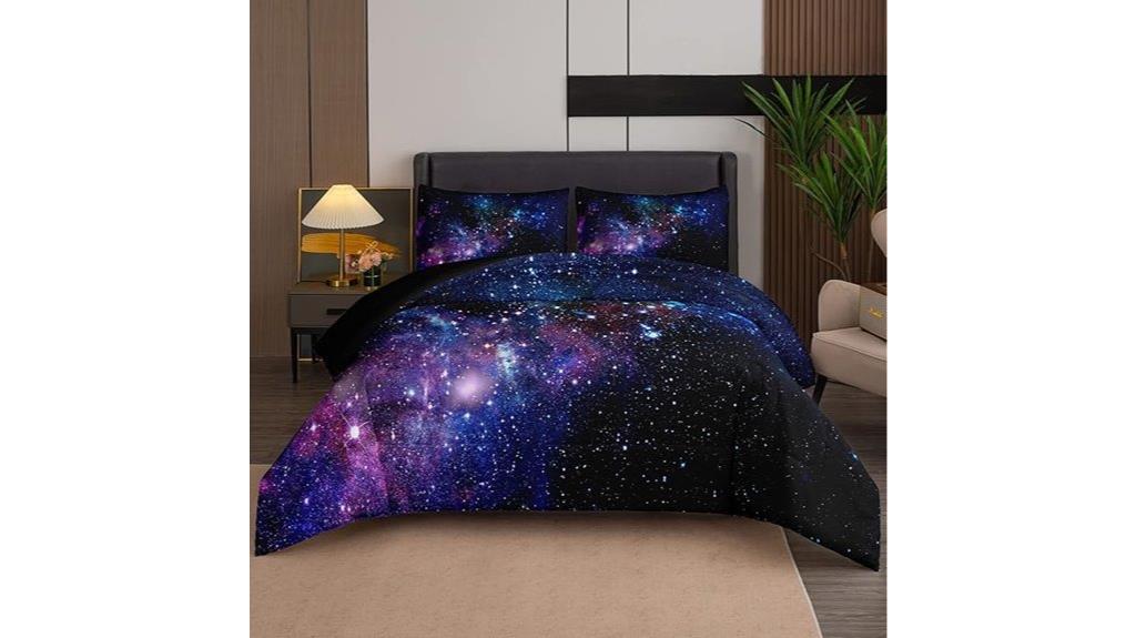 kids galaxy themed bedding