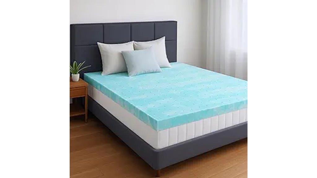 king size gel topper