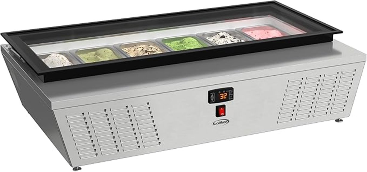 koolmore 45 inch ice cream freezer