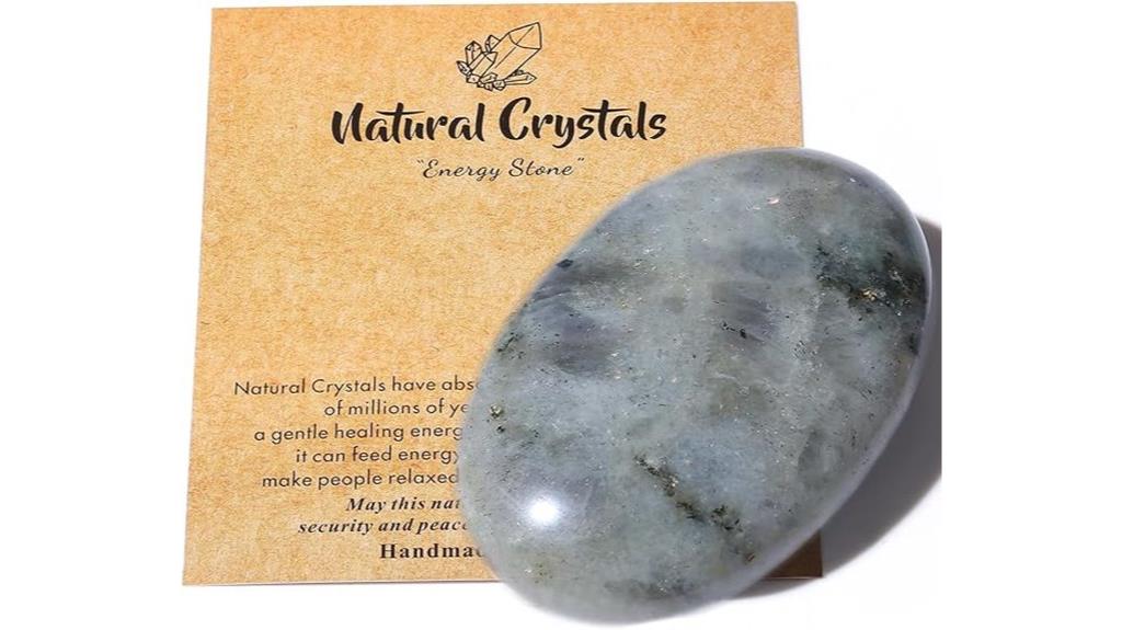 labradorite crystal palm stone