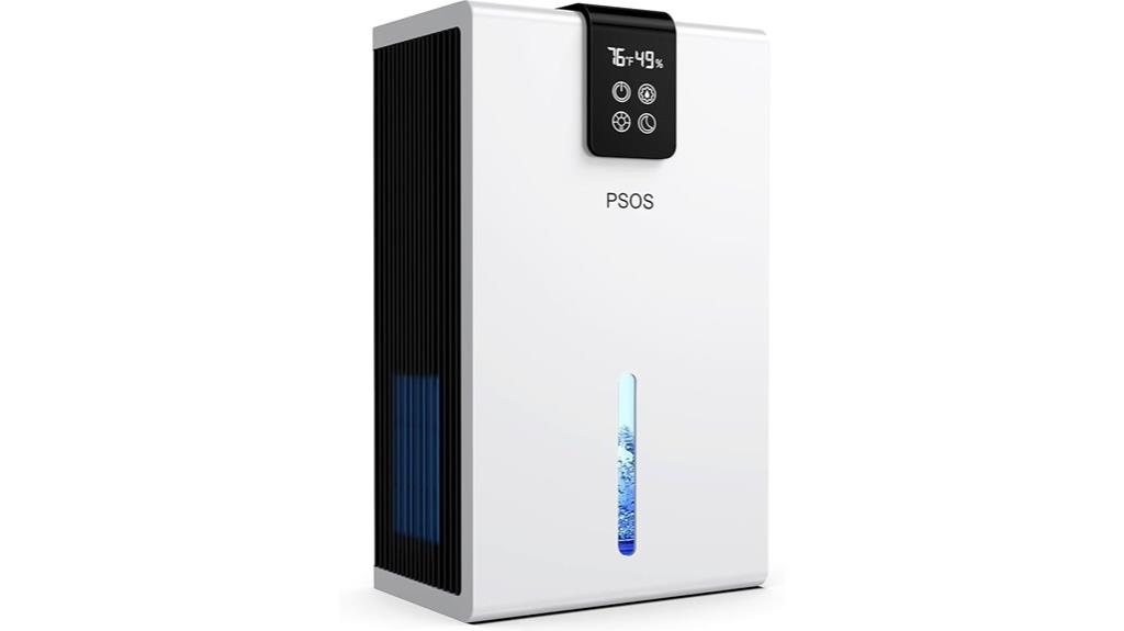 large capacity dehumidifier with lighting