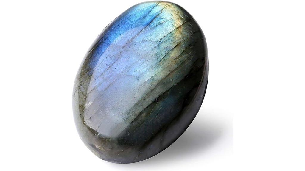 large labradorite palm crystal