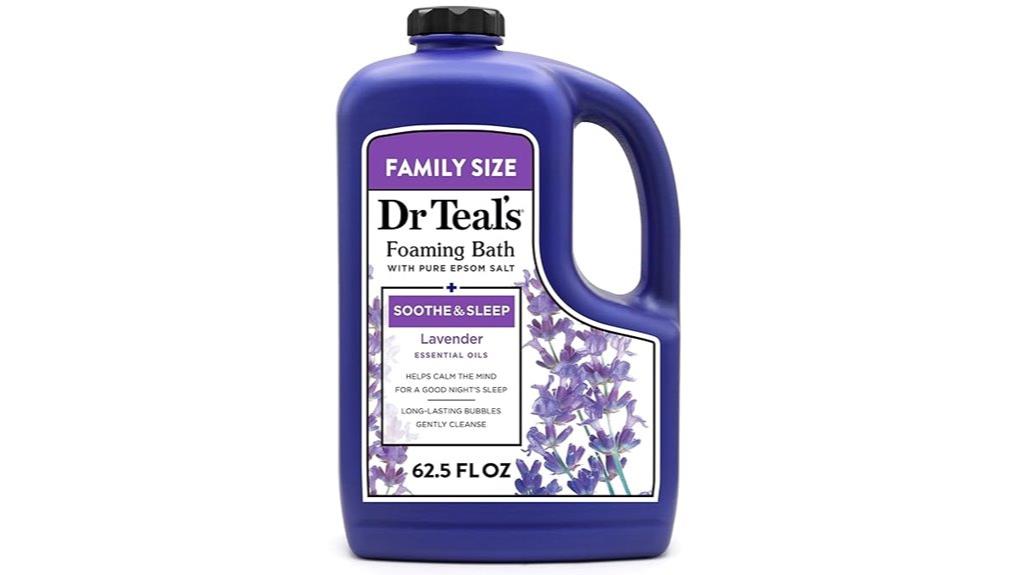 lavender epsom foaming bath