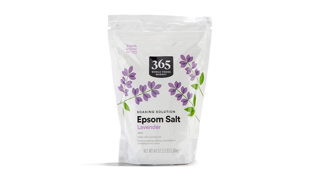 lavender epsom salt soak