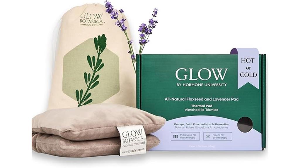 lavender flaxseed heating pad