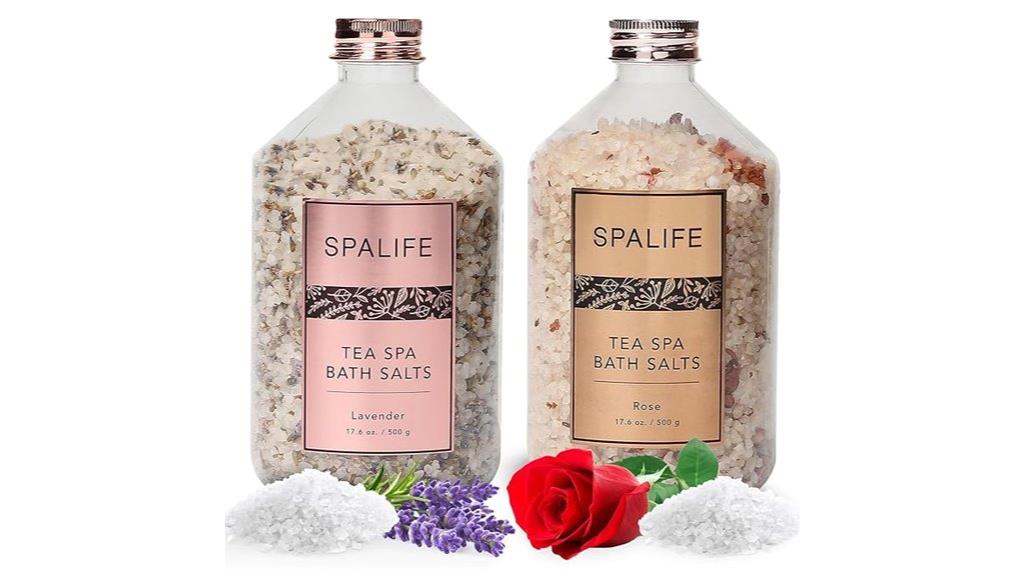 lavender rose mineral bath