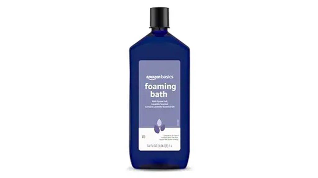 lavender scented bath foam