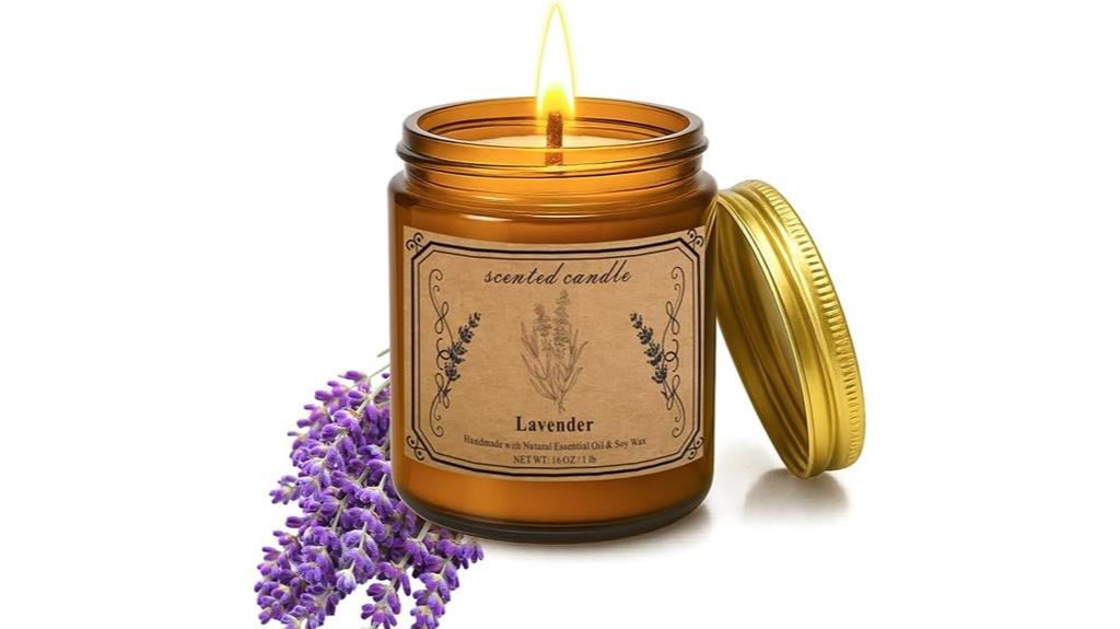 lavender soy candle