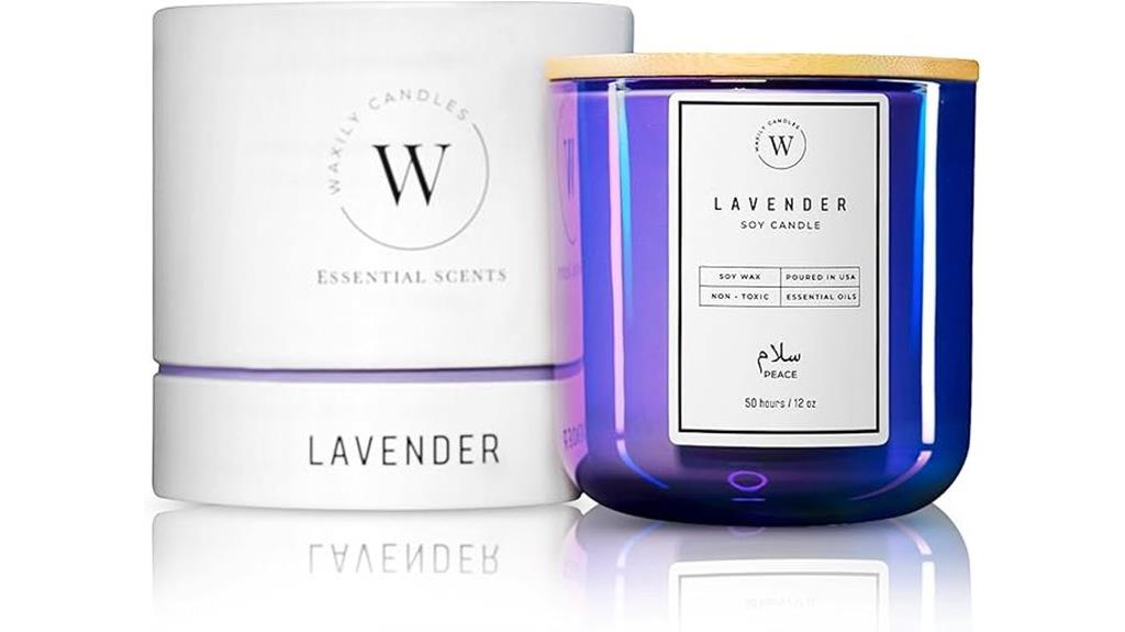 lavender soy sleep candle