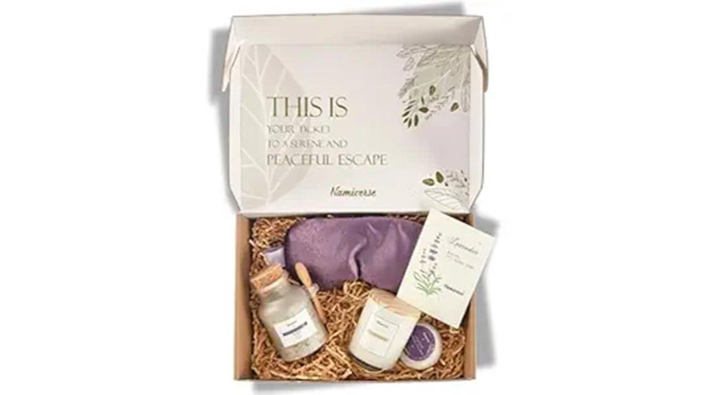 lavender spa gift set
