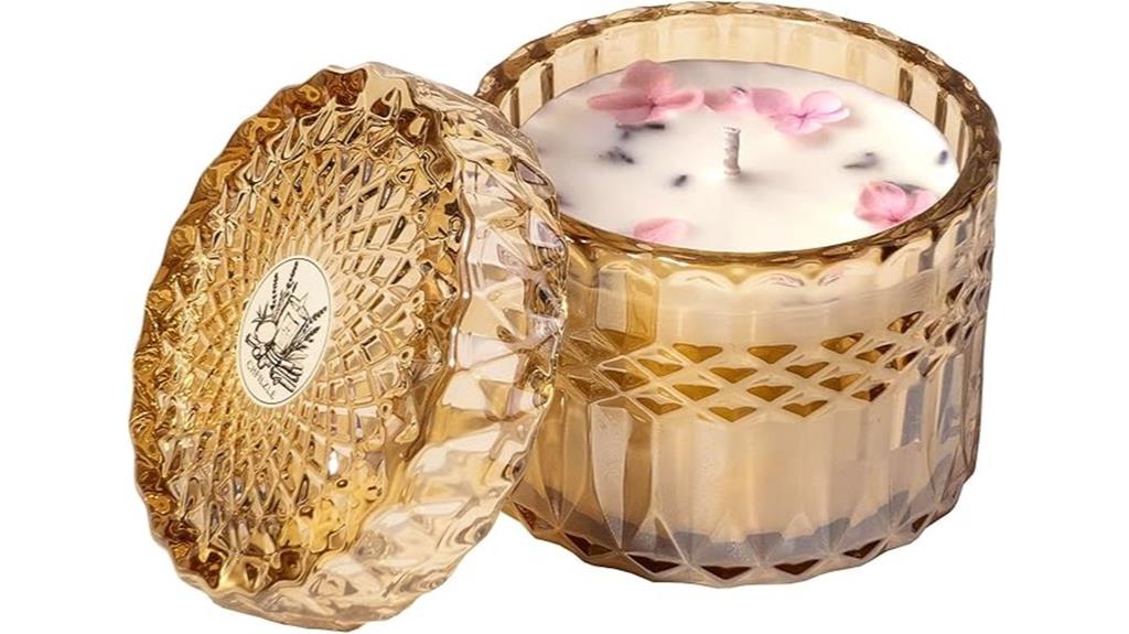 lavender vanilla candle gift