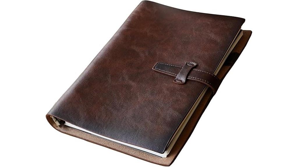 leather a5 notebook refill