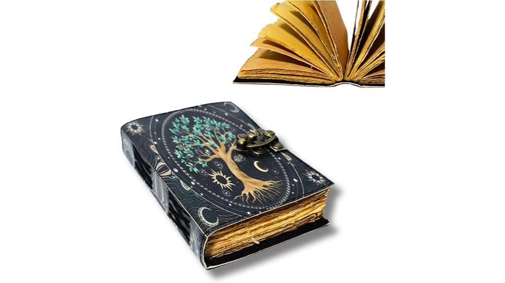 leather journal with lock