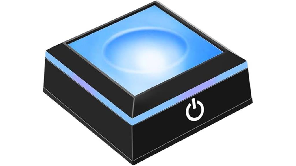 led crystal ball stand