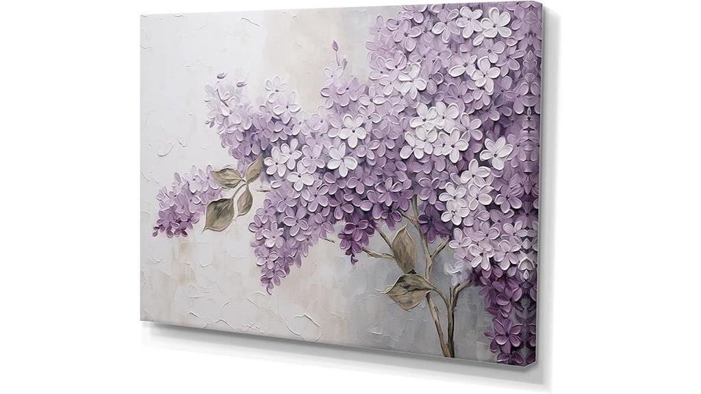 lilacs dreamscape wall art
