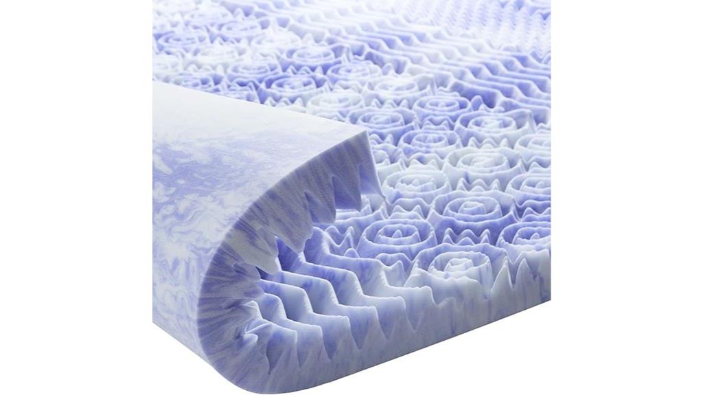 luxurious memory foam topper