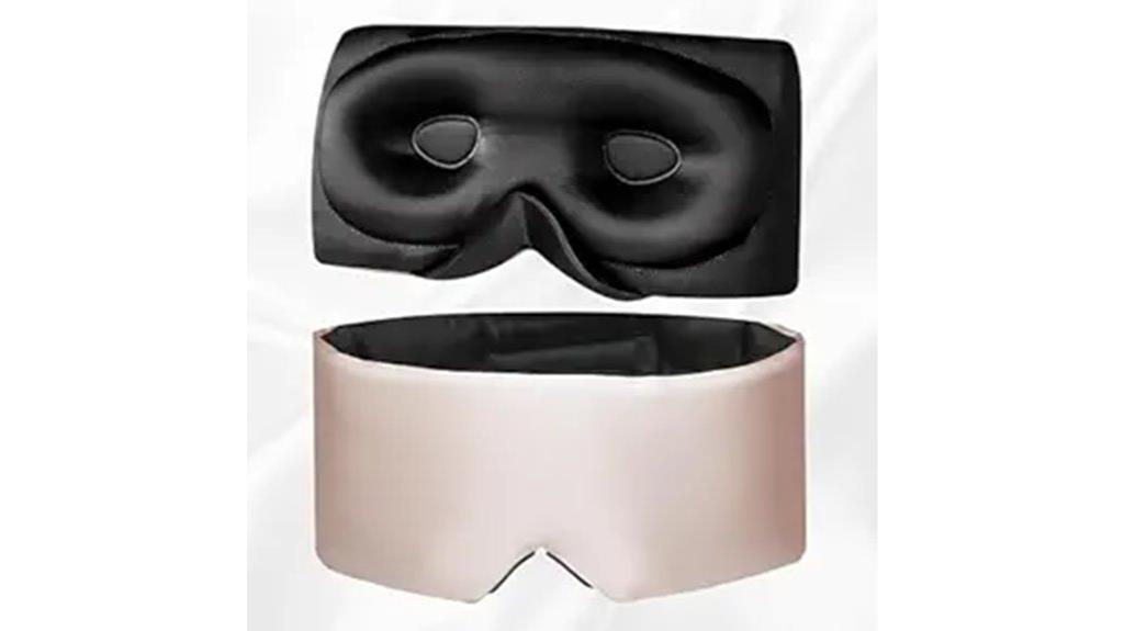 luxury 3d silk sleep mask
