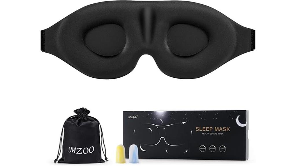 luxury eye mask for side sleepers