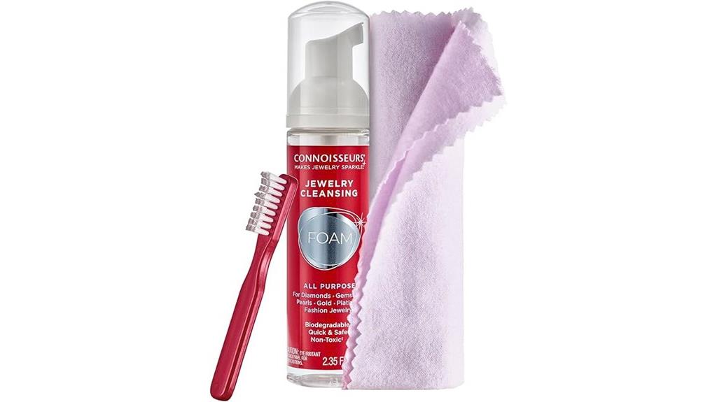 luxury jewelry cleaning foam