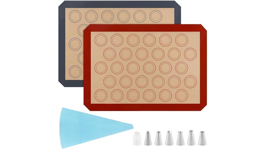 macaron baking mat set