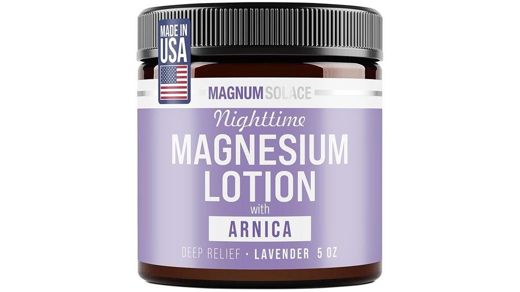magnesium arnica night lotion