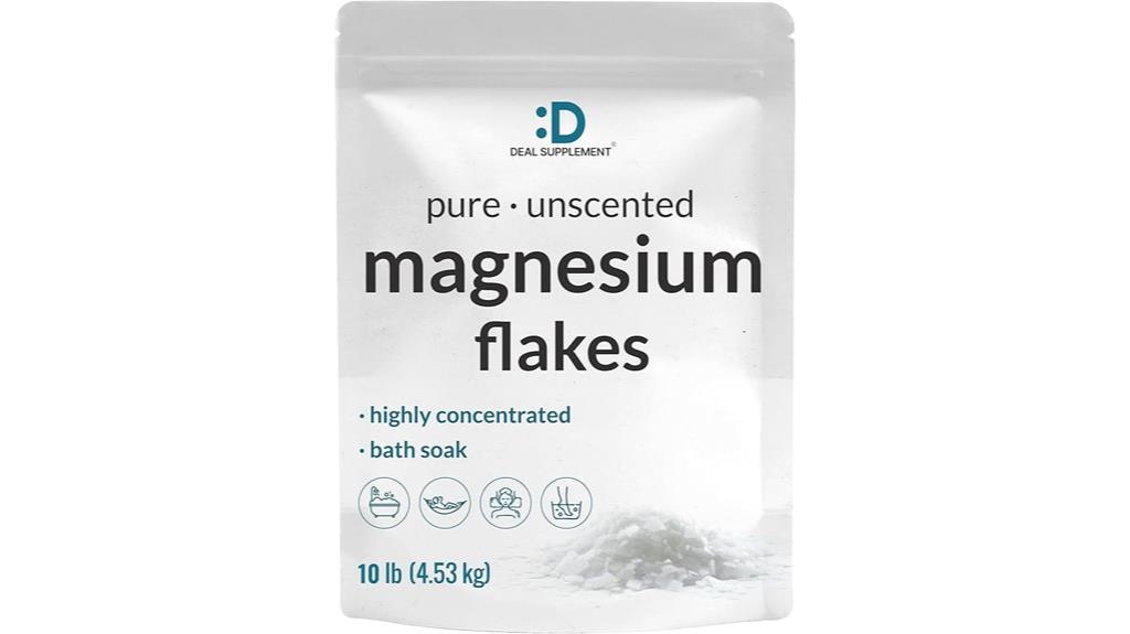 magnesium flakes bath soaks