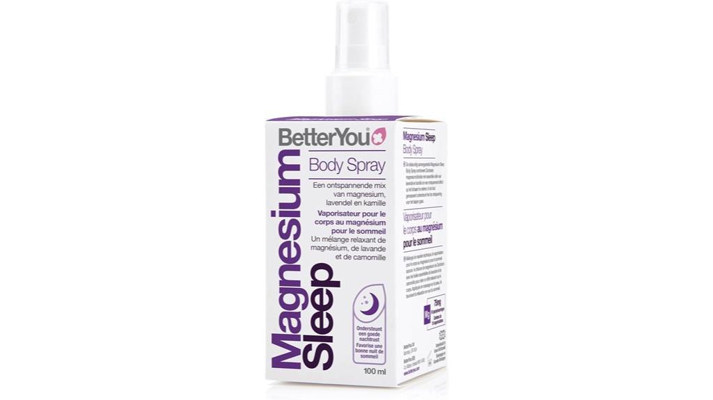 magnesium sleep body spray