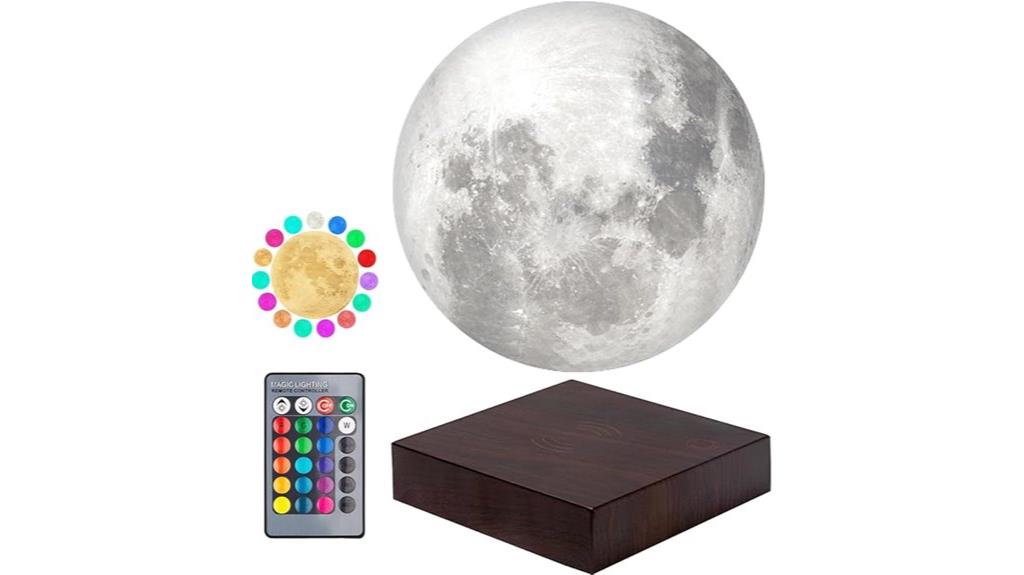 magnetic levitating moon lamp