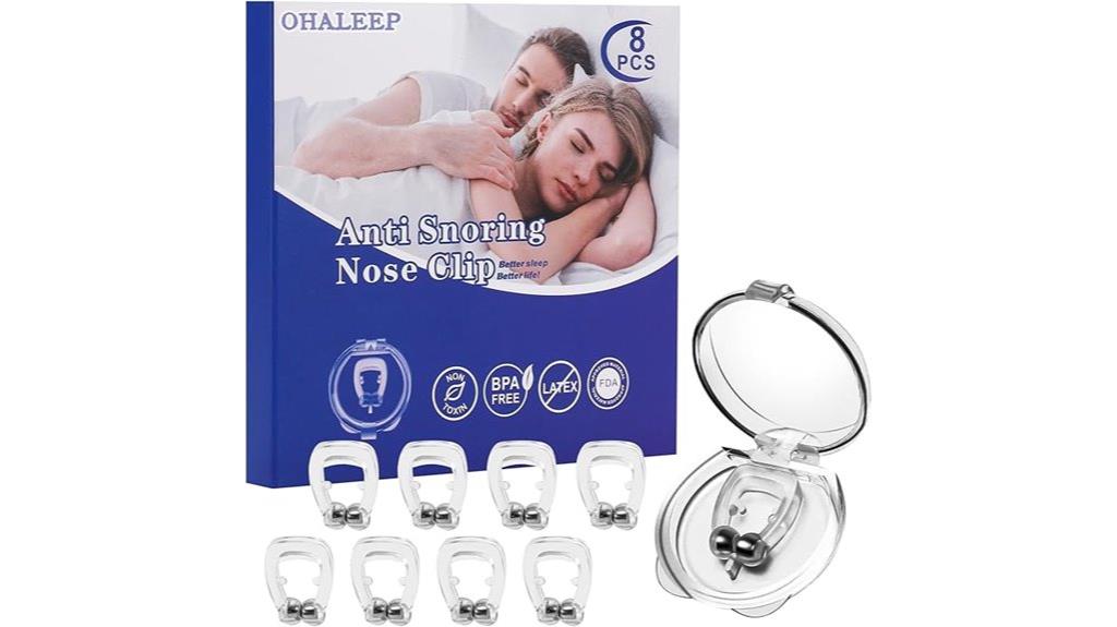 magnetic silicone nose clip