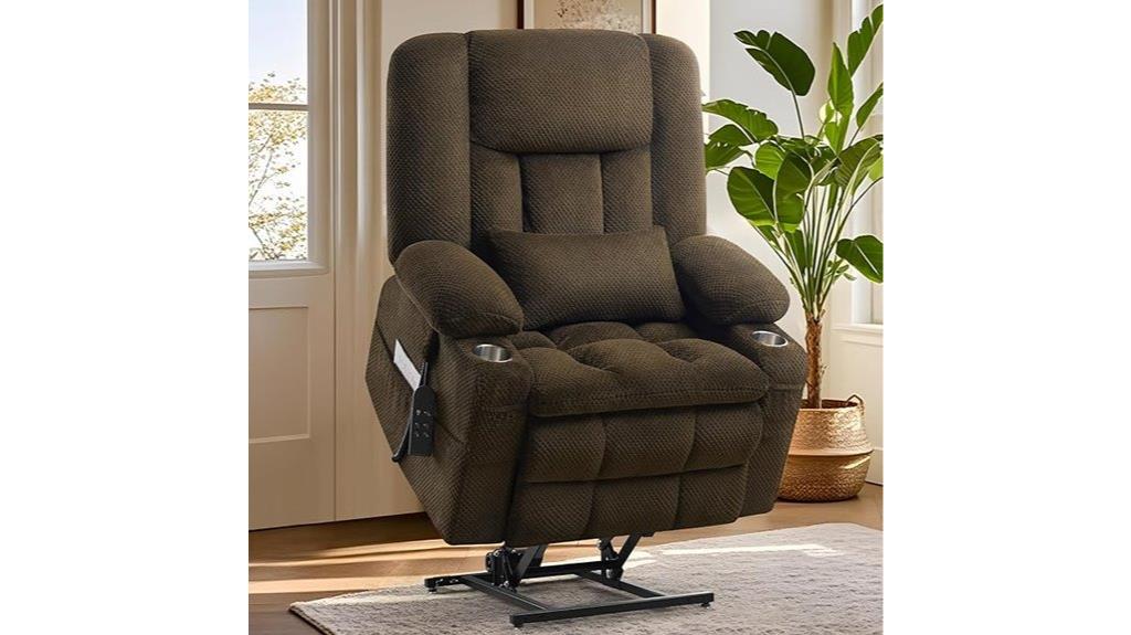 massage heat lift chair
