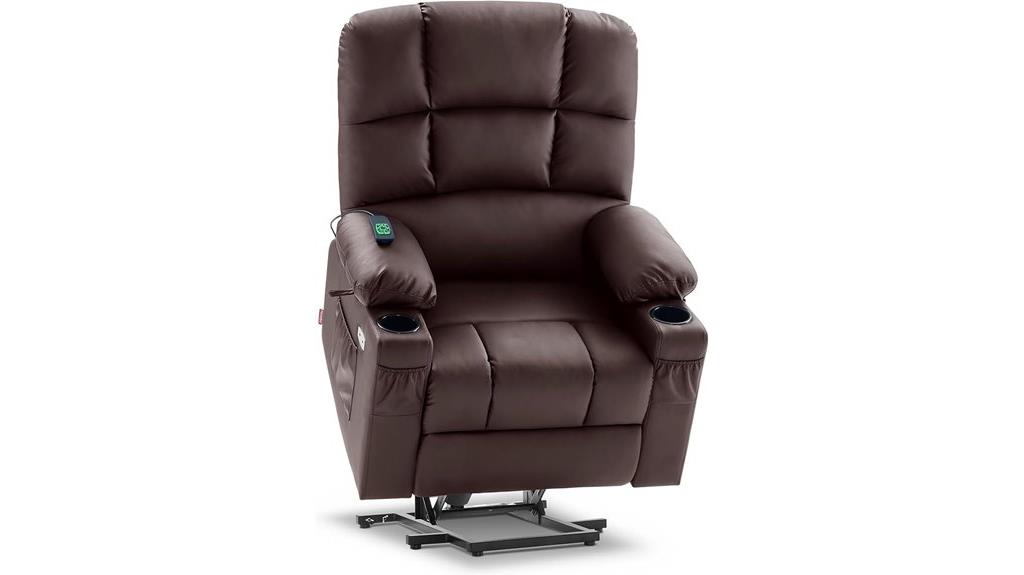medium power recliner with massage