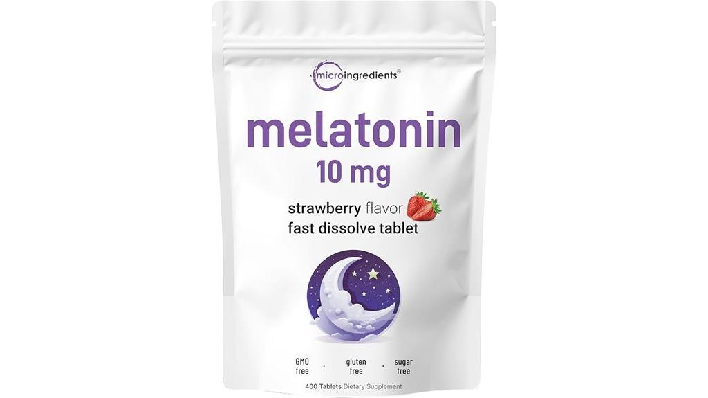 melatonin 10mg supplement tablets