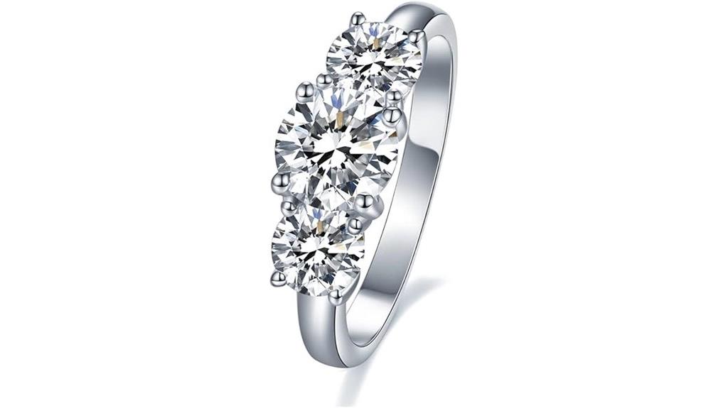moissanite women s wedding band