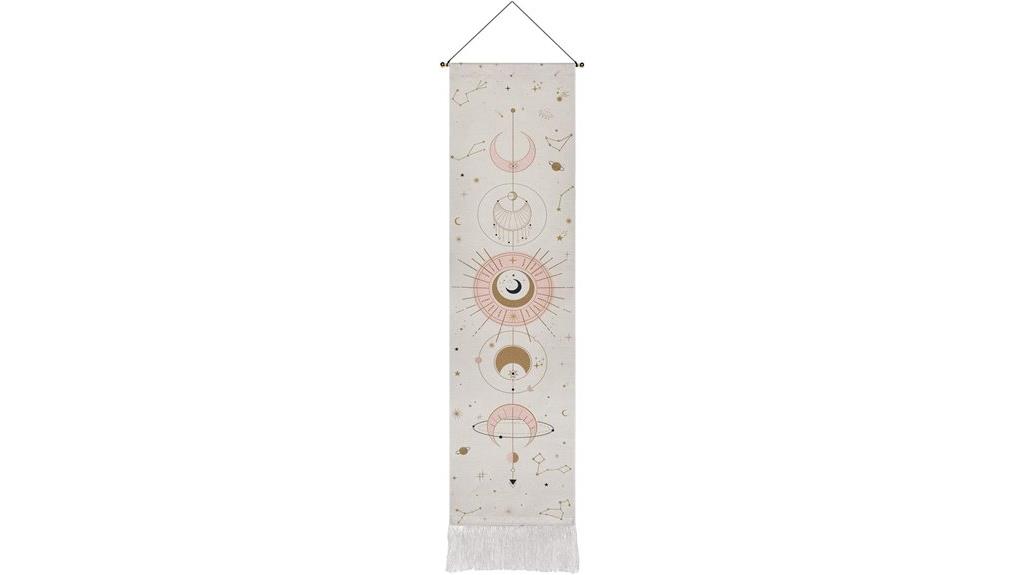 moon phase tapestry wall hanging