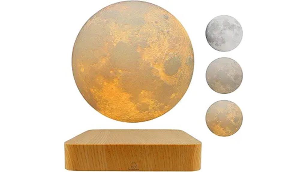 moon shaped peace lamp
