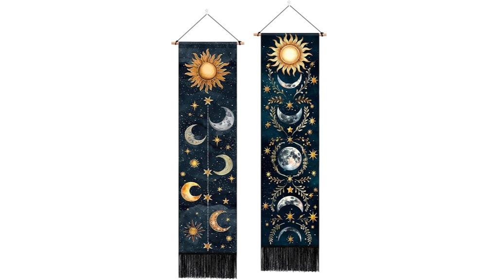 moon sun wall decor