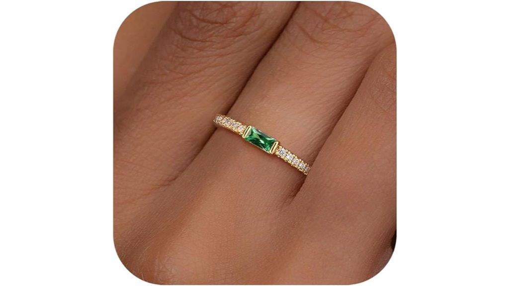 moonstone gold ring