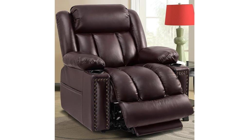 motorized recliner with heat