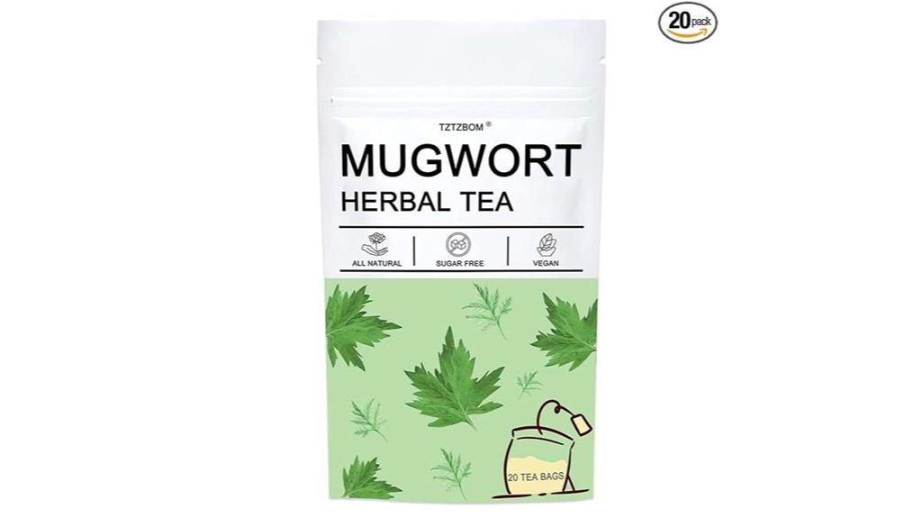 mugwort tea bags pack