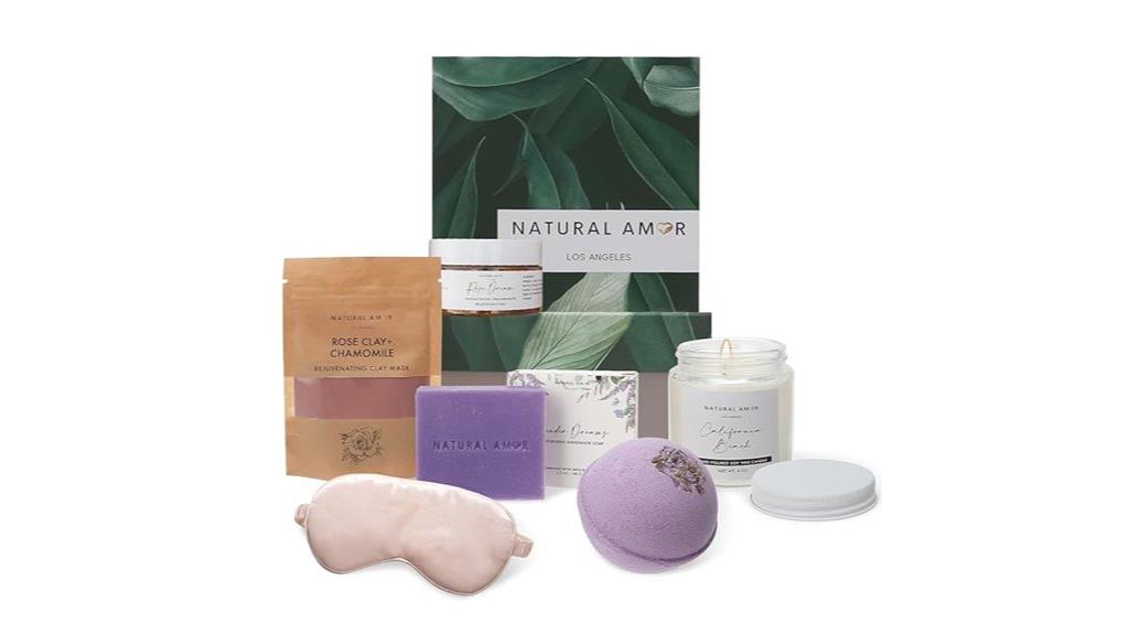 natural spa gift set
