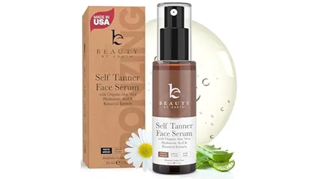 organic face serum ingredients